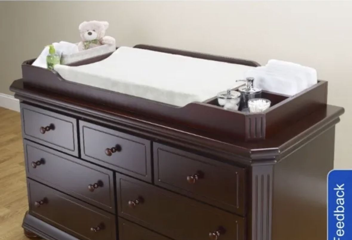 Changing Dresser Topper -Espresso 