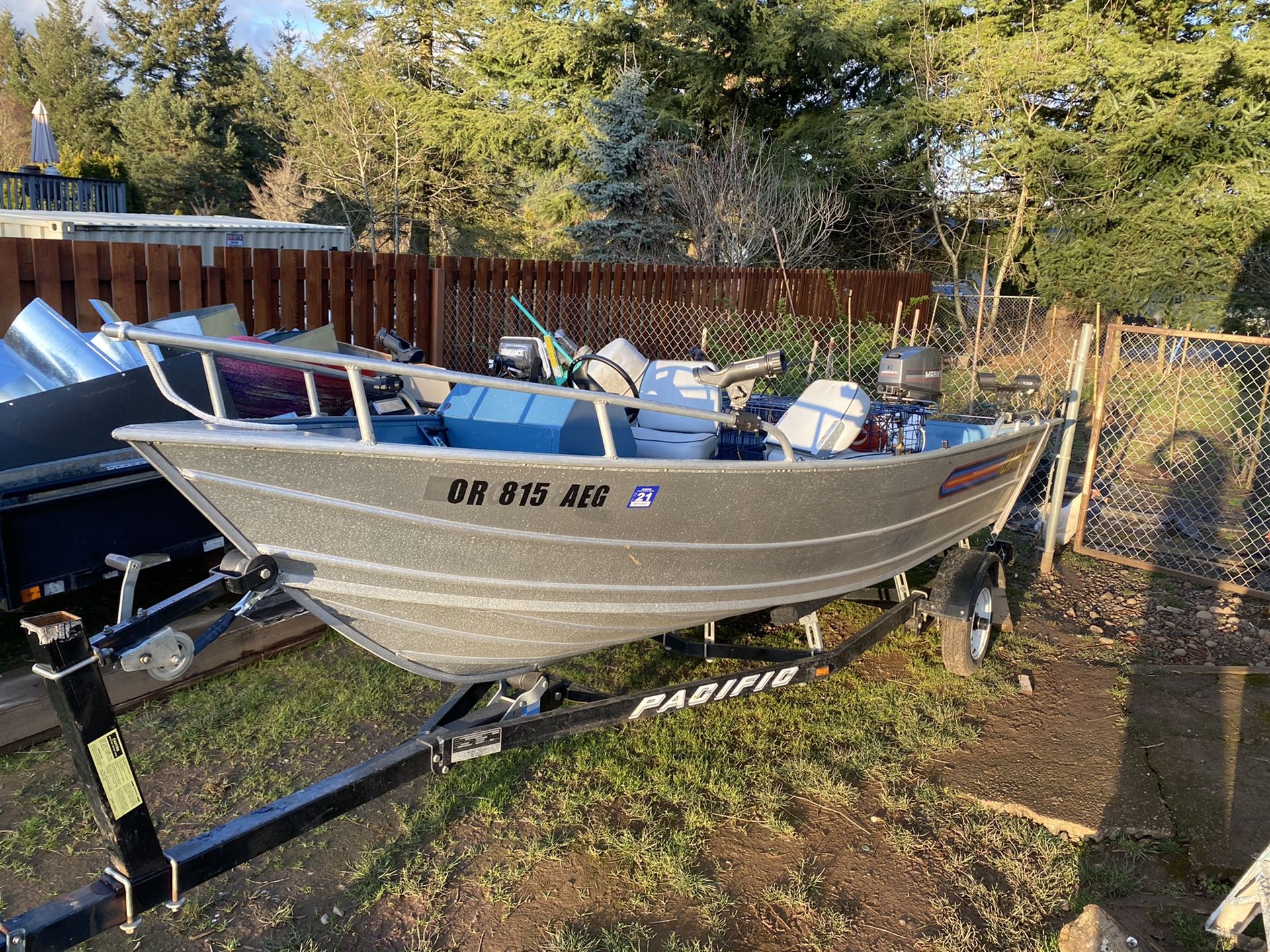 Klamath 15’ aluminum boat for Sale in Boring, OR OfferUp