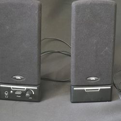 Cyber Acoustics CA-2014 Speakers - Black Multimedia - Tested