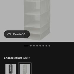 Ikea SKUBB 6 Compartment Hanging Organizer