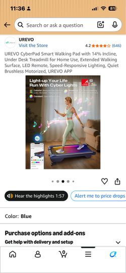 UREVO walking pad