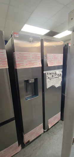 Unknown Brand Side-by-Side Fridge – Stainless, Water & Ice