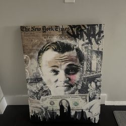 Wolf Of Wall Street Painting 