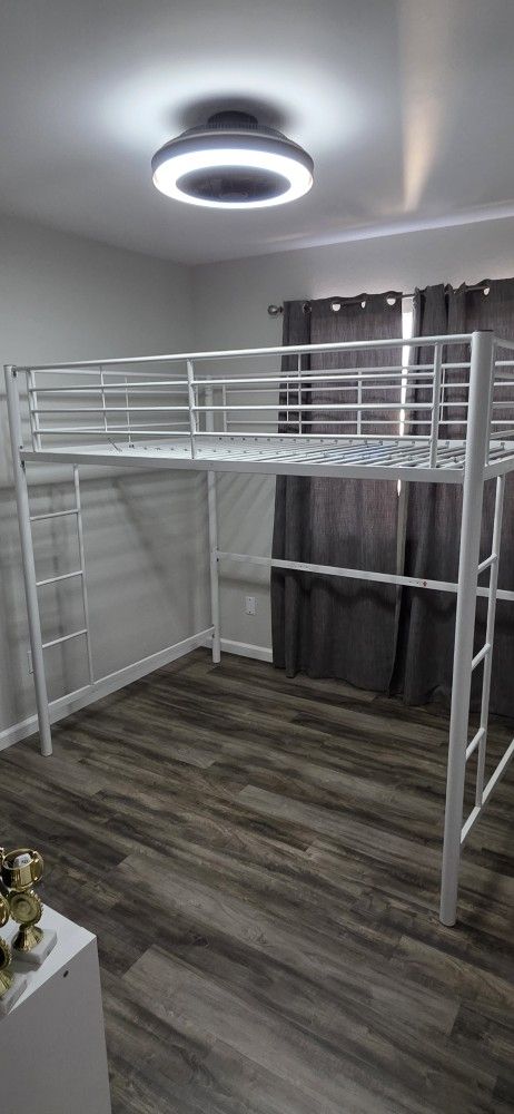 Loft Bed Frame (White)
