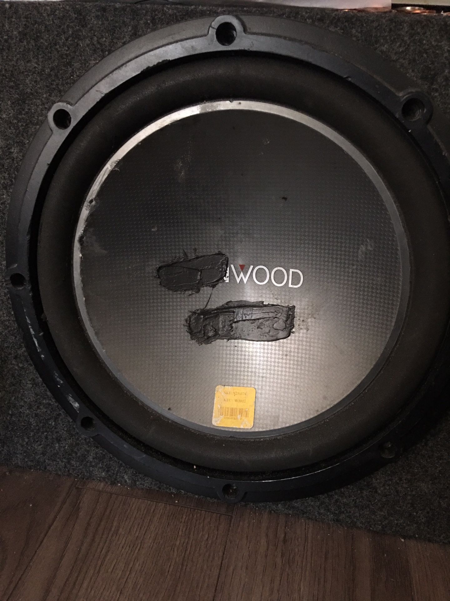 Kenwood 12" subwoofer