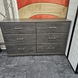 Brand New Box Ashley Furniture Gray Color 6 Drawer Dresser Special
