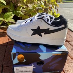 BAPE x JJJJOUND BAPESTA “WHITE/BLACK” SIZE 11