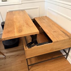 West Elm Coffee Table 36 Inches Mango Wood