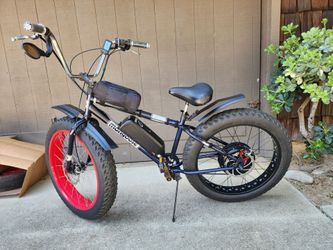 26" Mongoose 21 Speed Fat Tire EBike