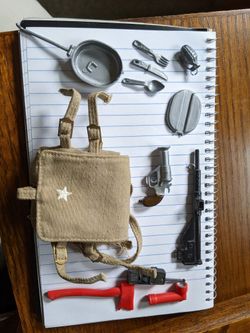 GI Joe Backpack & Gear Vintage 70s