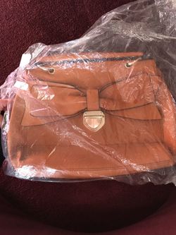 Burnt Orange Leather Purse