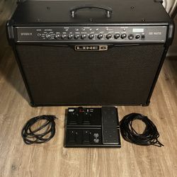 Line 6 Spider IV 150 Watt Guitar Amplifier & FBV Express MKII Footswitch Pedal