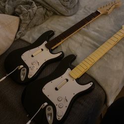Rock Band 1 And Rock Band 2 Fender Stratocaster Guitar PS3