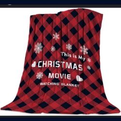 Flannel Fleece Throw Blanket for Bed Couch Travel All Seasons Christmas Decor