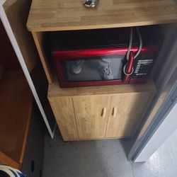 Microwave and cart