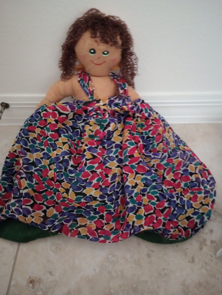 Soft Reversible Jamaican Doll