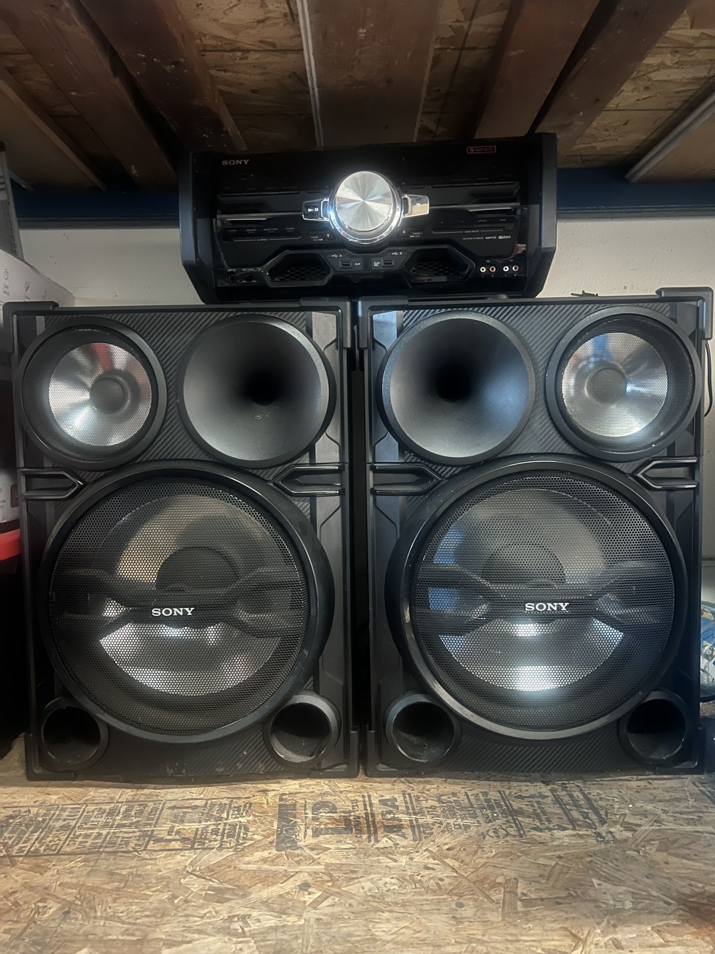 Sony DJ stereo system