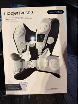 Woojer Made for Meta High-Fidelity Haptic Vest 3: Gaming VR Sensor for PS5 & Xbox