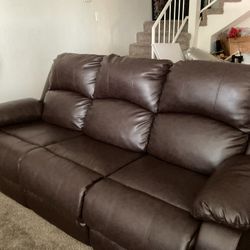 Recliner Sofa (Imitation leather)
