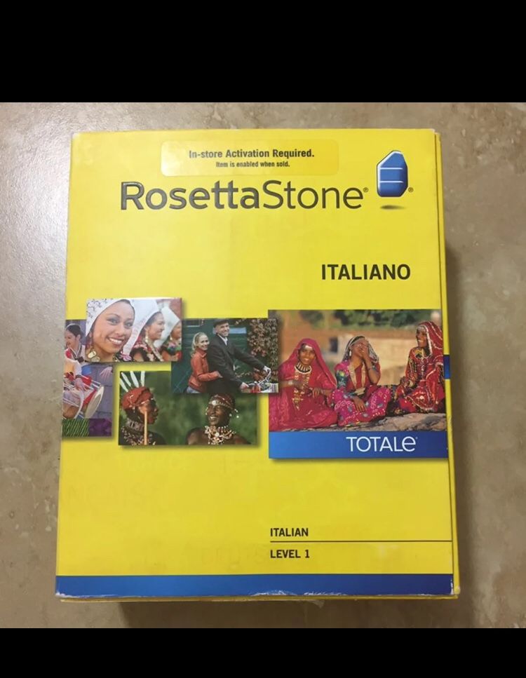 Rosetta Stone Italian Level 1