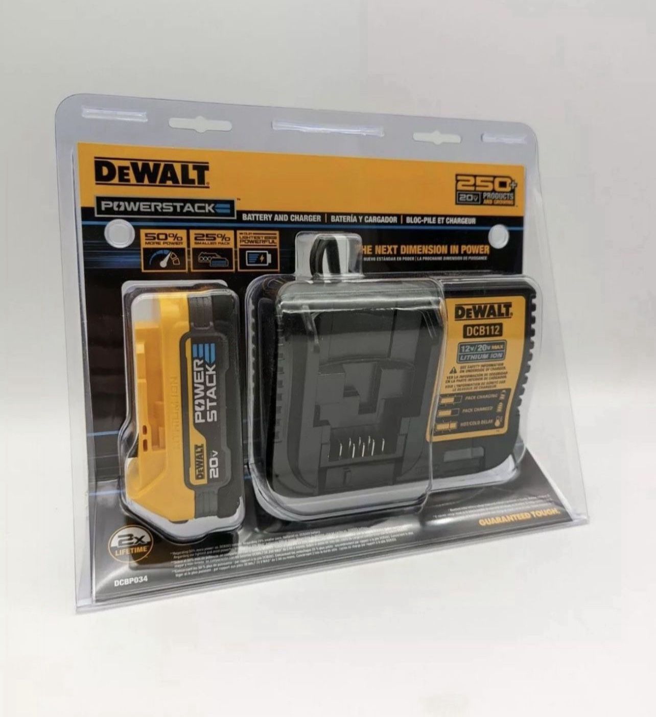 NEW DEWALT 20-Volt MAX POWERSTACK Compact Battery Starter Kit $100 Each Firm