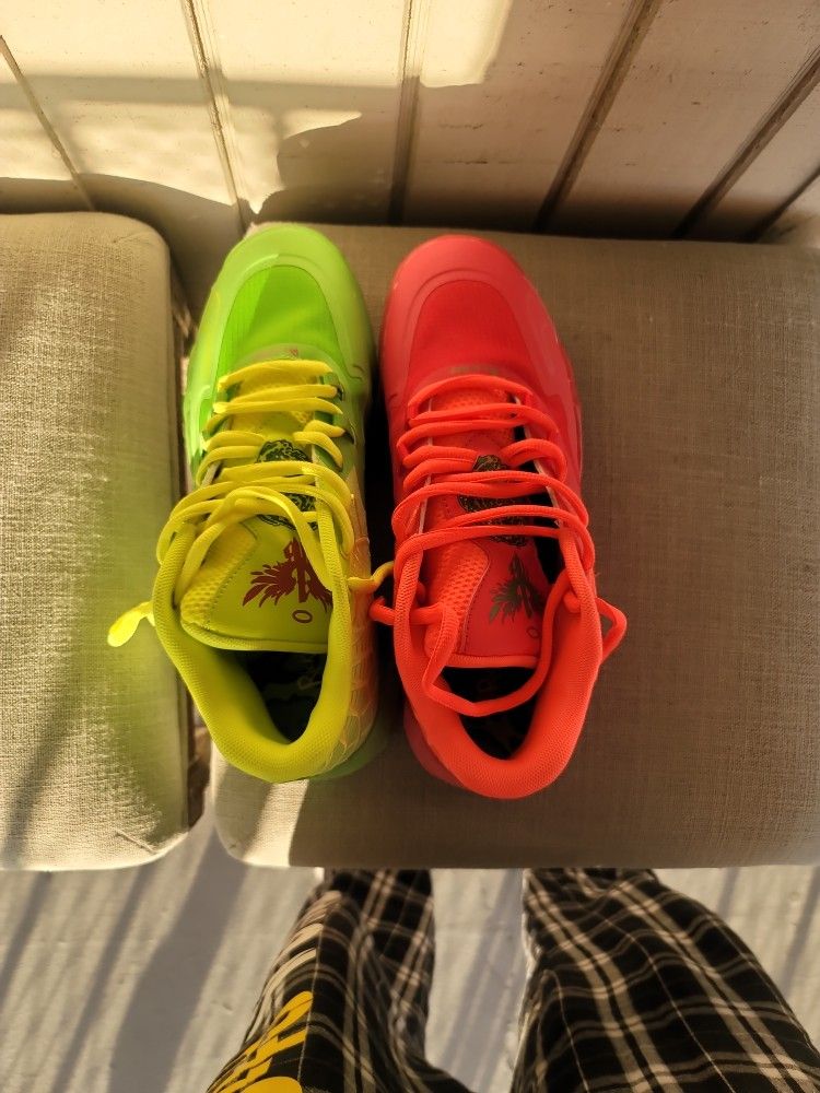 New rick and morth lamelo ball puma shoes