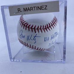 $100 Ramon Martinez Autographed Baseball