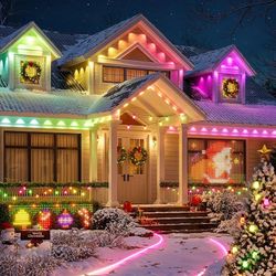 Govee Outdoor Neon Rope Lights, 32.8ft RGBIC IP67 Waterproof Patio Decorations with 64 Scene Modes, Music Sync, Flexible LED Outdoor Lights, Neon Ligh