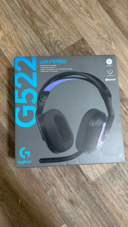 Logitech G522 Lightspeed Wireless Gaming Headset, Full-Band Mic, Advanced Audio, Tri-Connect (Lightspeed, Bluetooth, USB A to C), LIGHTSYNC RGB, for P