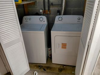 Washer and dryer set