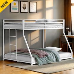 TWIN OVER FULL BUNK BED ( FREE DELIVERY )