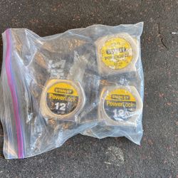 Stanley Tape Measure 1 Used 2 New $15.00