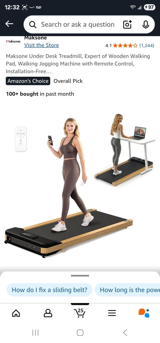 Maksone Under Desk Treadmill