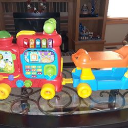 VTech Sit To Stand Musical Train, Good Working Order for Sale in