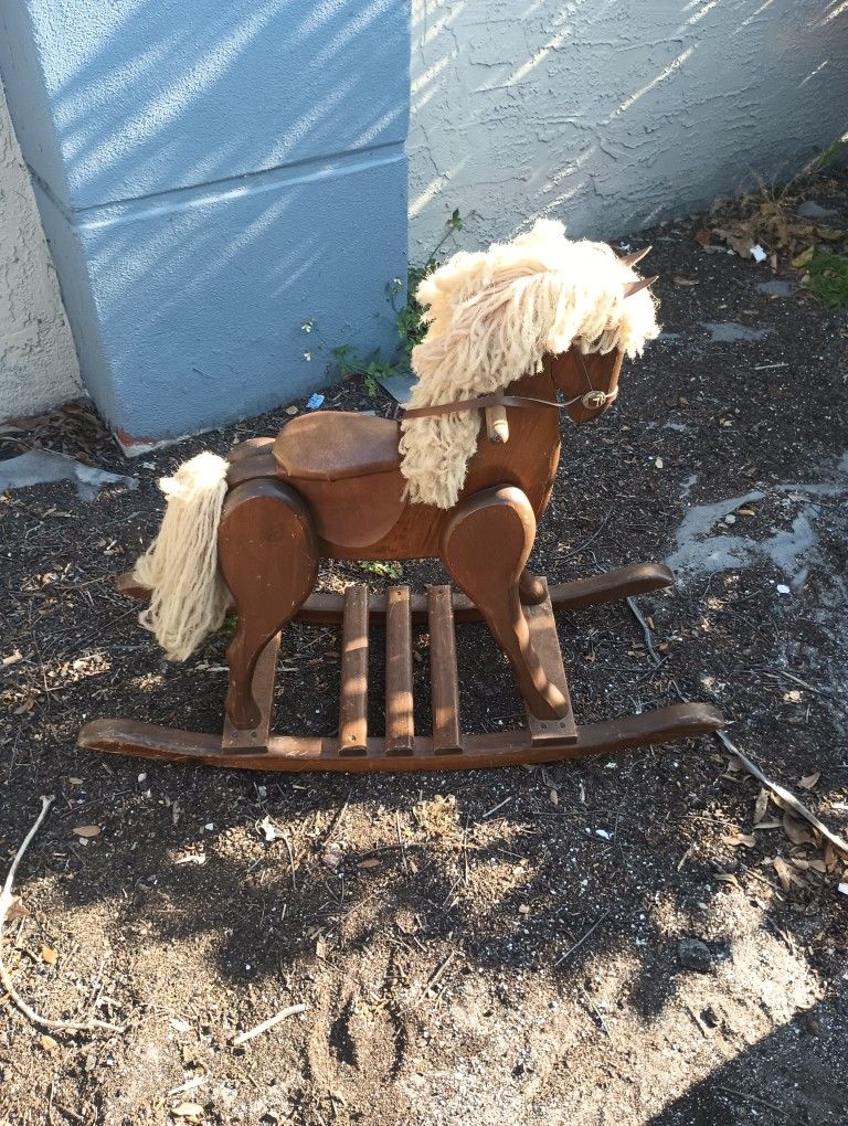 Wooden Rocking Horse