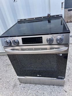 LG Glass Top Stove