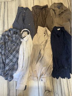 Mens medium button ups