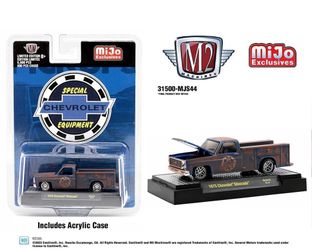 M2 Machines 1:64 1975 Chevrolet Silverado Utility Truck Chevrolet Special Equipment – Exclusive Diecast Toy