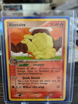 Ninetales Pokemon Card 22/101 Holo Rare