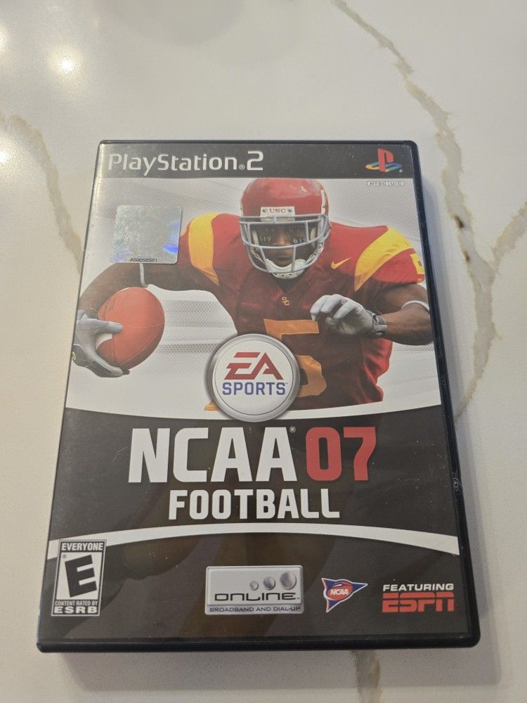 NCAA Football 07 (Sony PlayStation 2) without manual