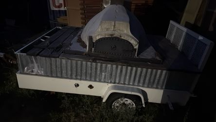 Trailer Pizza oven