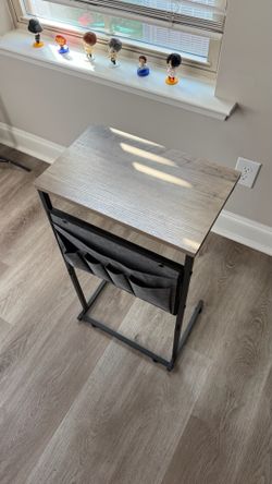 C Shaped End Table