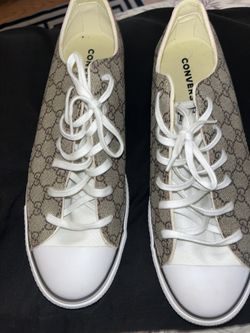 Custom-Made Gucci Converse, Size 12