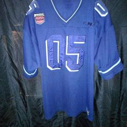 Blue Vintage FUBU  The Collection XXL Champions Football Jersey.