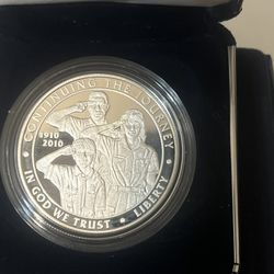 2010 Boy Scouts Of America Silver Dollar
