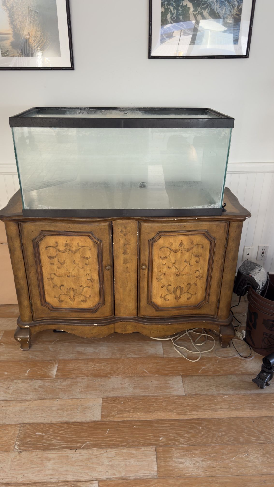 Fish Tank and Cabinet Stand 