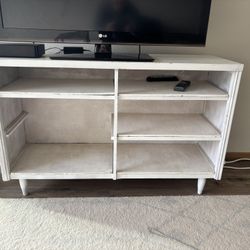 Converted tv stand
