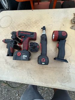 Snap on cordless tools