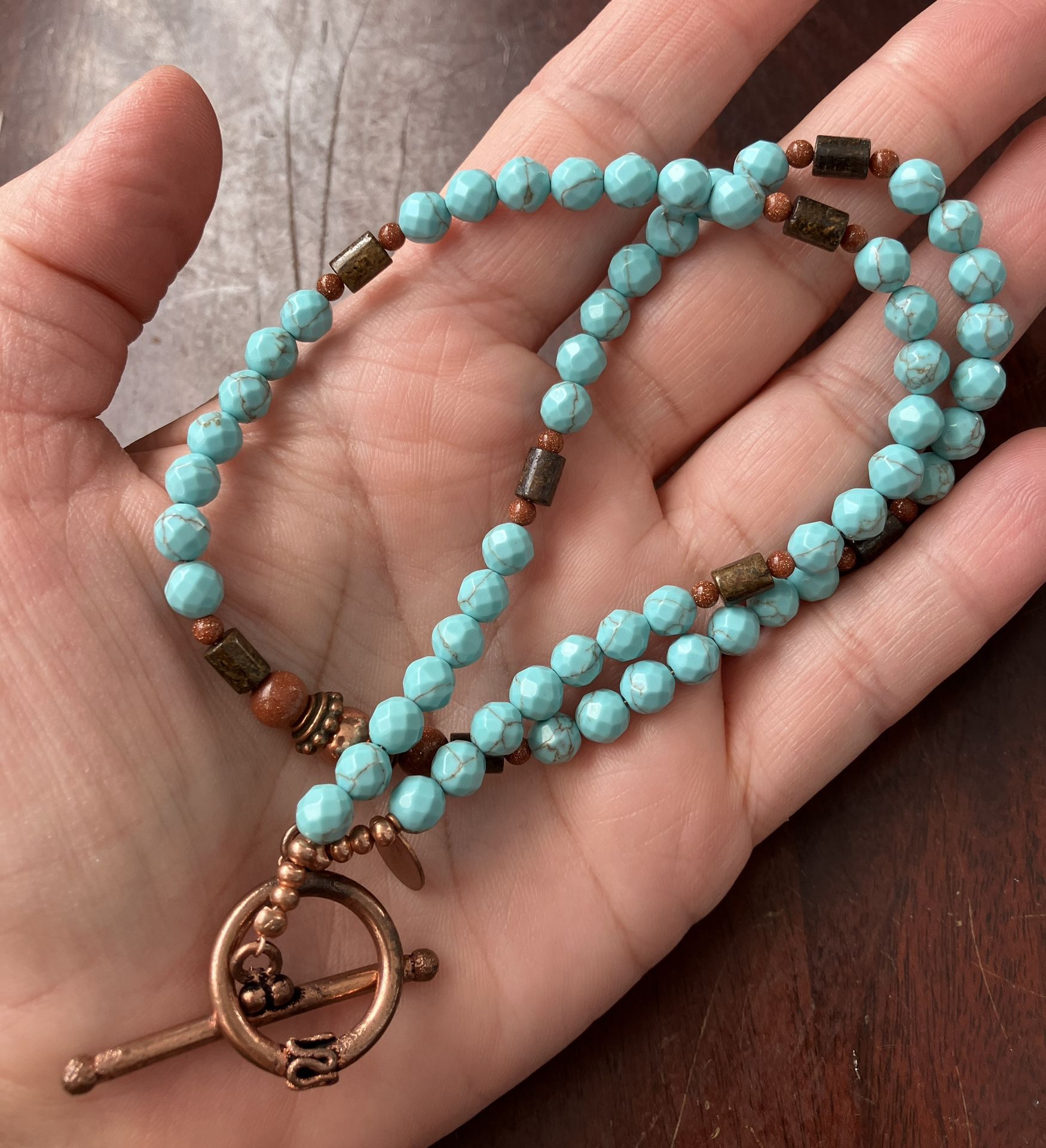 Necklace Turquoise Copper