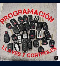 Llaves y controles keys Chevy gmc Cadillac Toyota Honda Dodge jeep Ford nissan infiniti